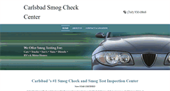 Desktop Screenshot of carlsbadsmogcheck.com